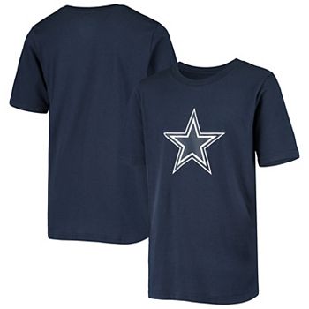 NFL Team Apparel Youth Dallas Cowboys Primary Logo Navy T-Shirt