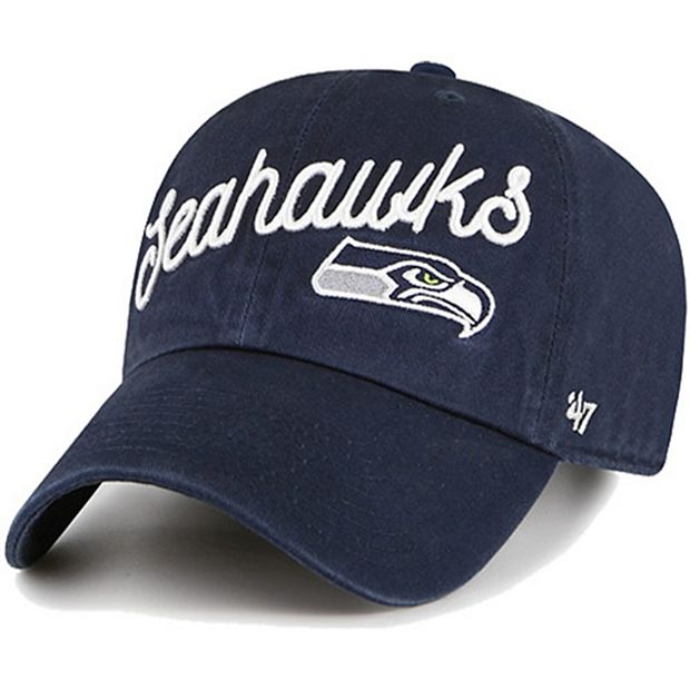 Lids Seattle Seahawks '47 Youth Adjustable Trucker Hat - Navy/White