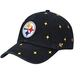 Pittsburgh Steelers WEAR by Erin Andrews Women's Colorblock Cuffed Knit Hat  with Pom and Scarf Set - Black