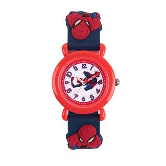 Marvel Spider-Man Kids' Red Plastic Watch
