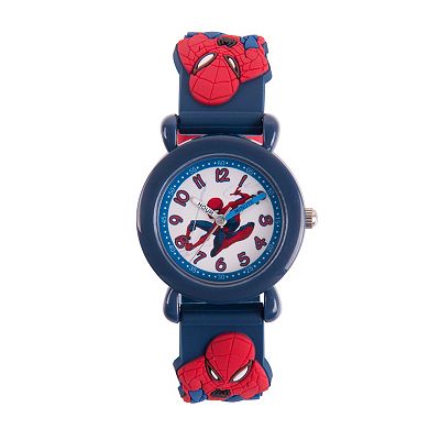 Marvel Spider Man Kids Blue Plastic Watch