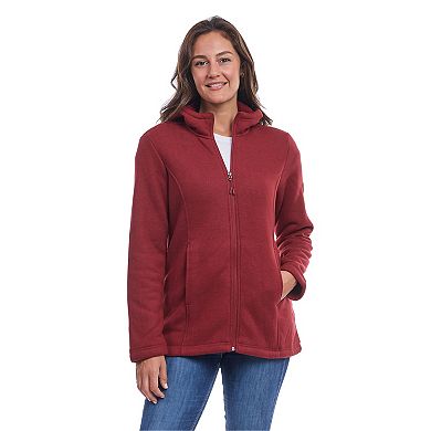 Women's ZeroXposur Portland Hooded Sueded-Fleece Jacket