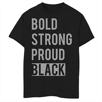 Boys 8-20 Strong Proud Tee