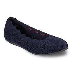 Womens Blue Ballet Flats - Shoes