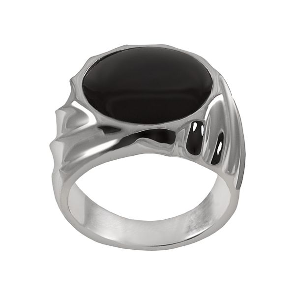 Sterling Silver Onyx Ring Men