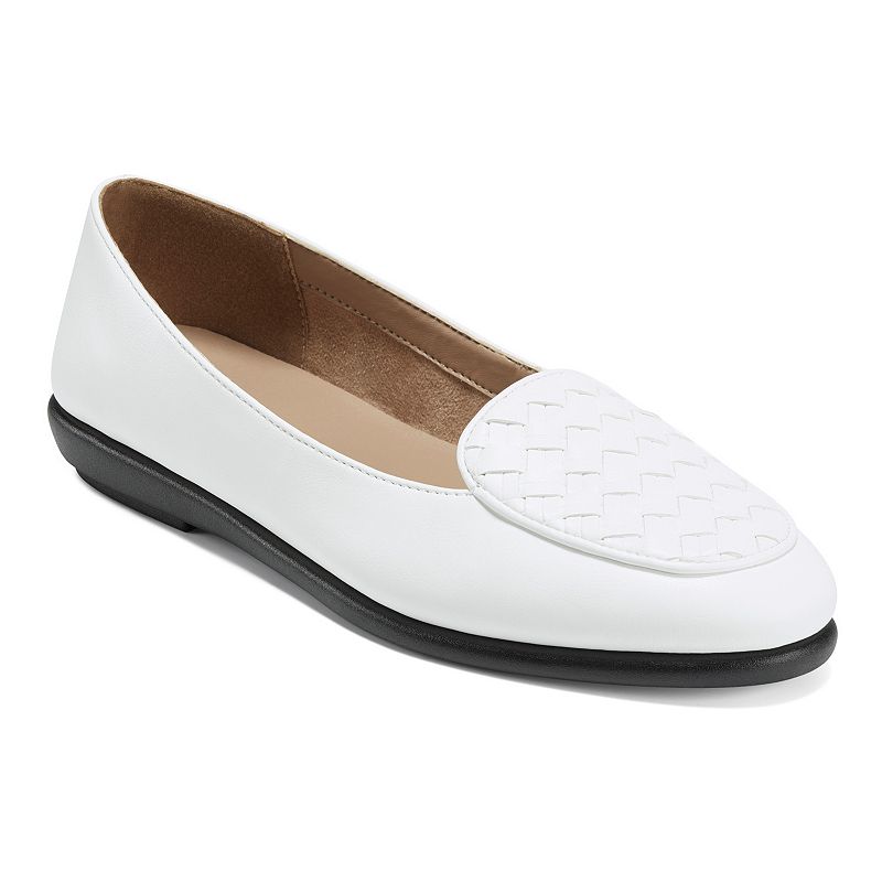 Aerosoles Brielle Womens Loafers, Size: 8.5, White