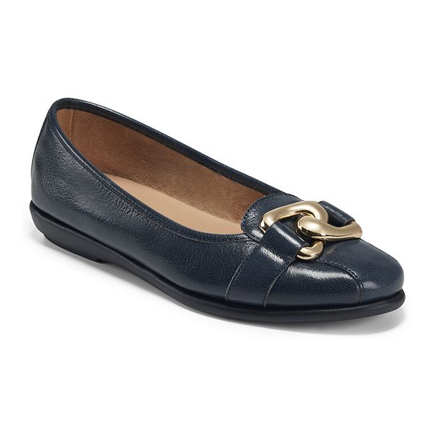 kohls navy flats