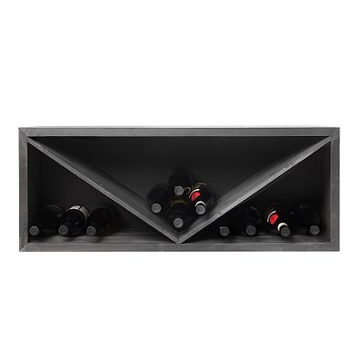 American Art Gallery Black Wine Display Shelf
