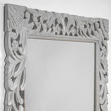 American Art Gallery Gray Medallion Wall Mirror