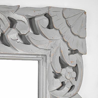 American Art Gallery Gray Medallion Wall Mirror