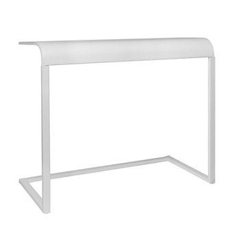 American Art Gallery White Portable C-Shaped Desk