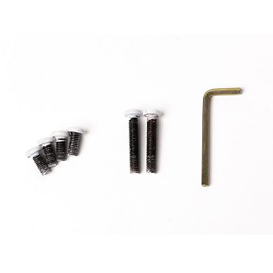 American Art Gallery White Portable C-Shaped Desk