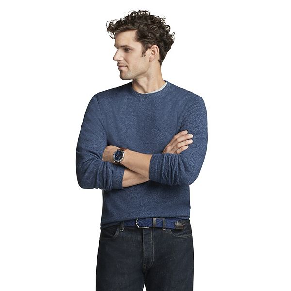 Men's Van Heusen Essential ClassicFit Sweater Fleece Crewneck Top