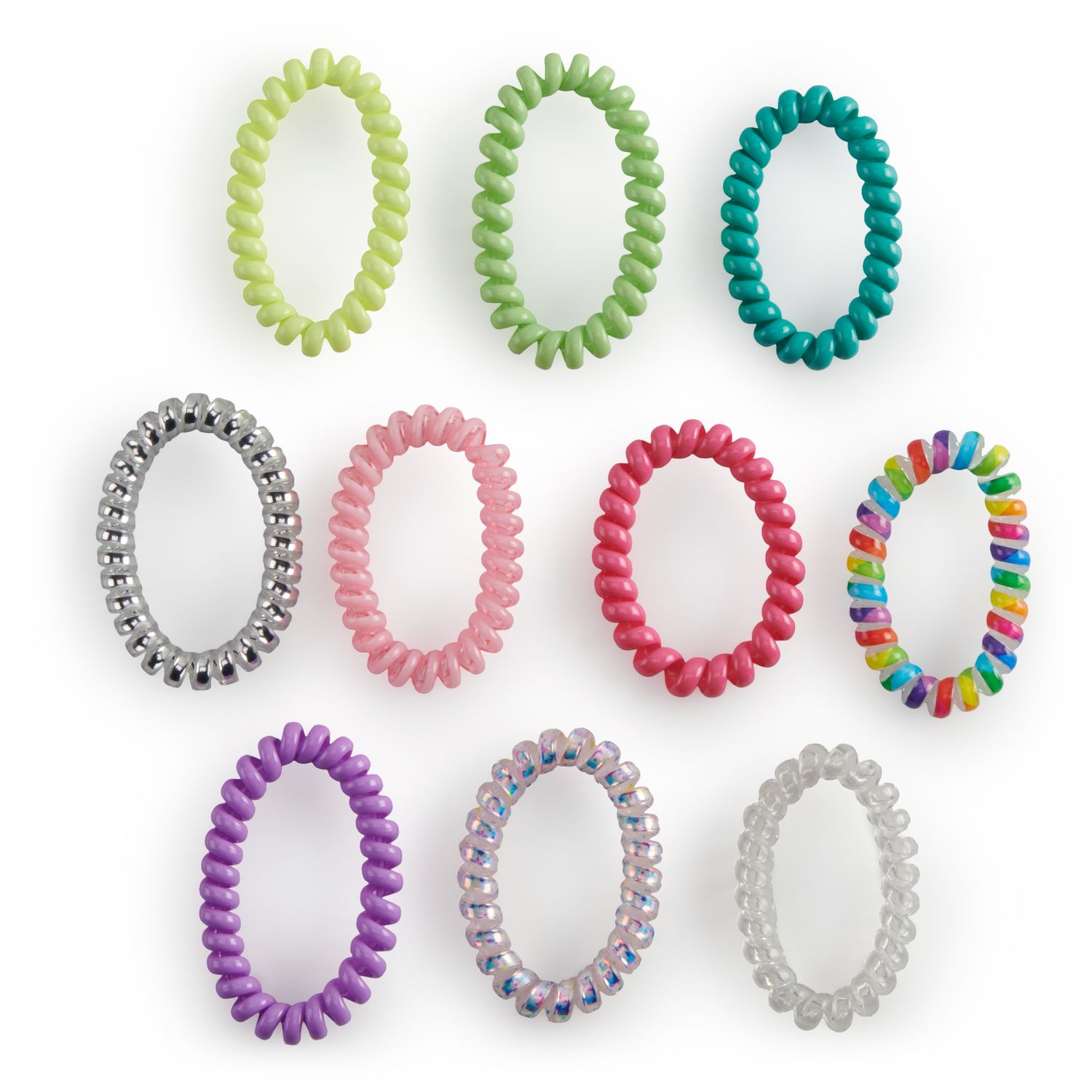 Girls Capelli 10 Pack Coil Hair Ties   4932398