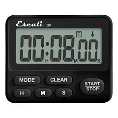 *XL Magnetic Kitchen Timer Black by Kikkerland