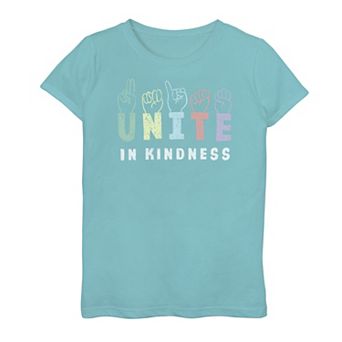 Girls 7-16 Unite Color Pop Text Tee
