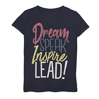 Girls 7-16 Dream Speak Inspire Lead Color Pop Tee