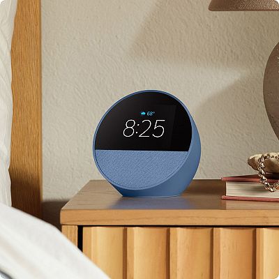 Amazon Echo Spot Smart Alarm Clock (2024 release)