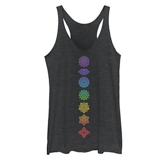 Juniors' Chakra Aligned Geometric Graphic Tank Top
