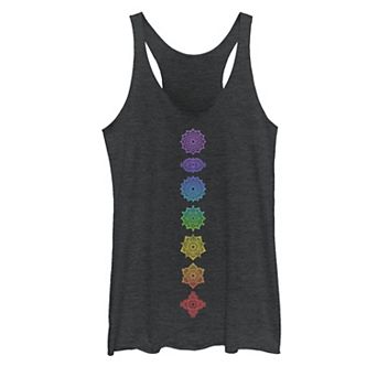 Juniors' Chakra Aligned Geometric Graphic Tank Top