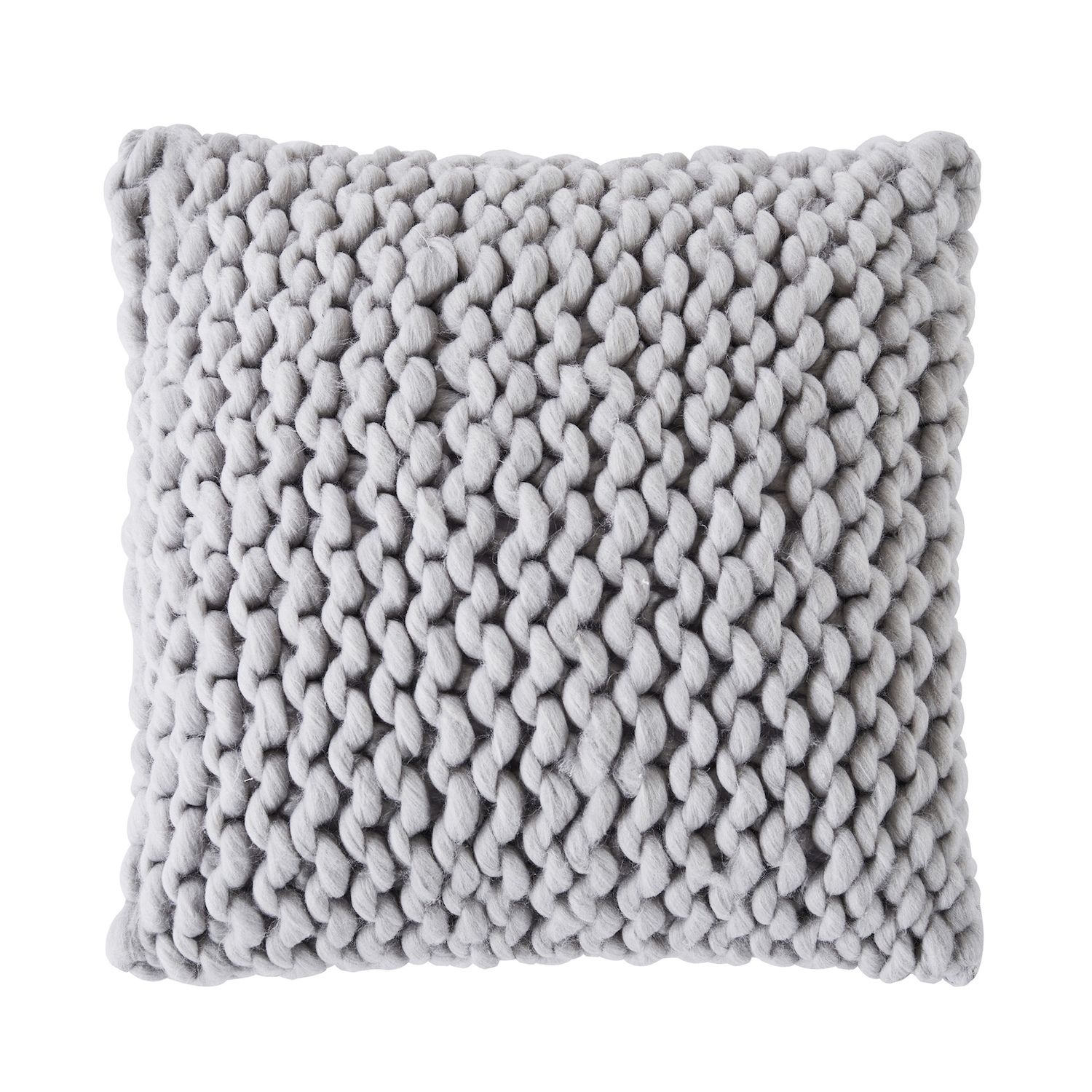 Image for Levtex Home Macallister Plaid Cable Knit Gray Pillow at Kohl's.