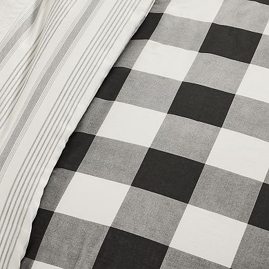 Levtex Home Camden Black Duvet Cover Set with Shams