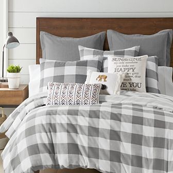 Levtex Home Camden Black Duvet Cover Set with Shams