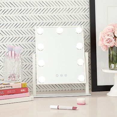 GloTech 9-Bulb LED Hollywood Vanity Mirror