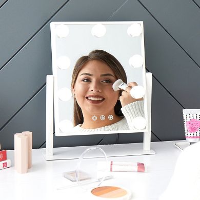 GloTech 9-Bulb LED Hollywood Vanity Mirror