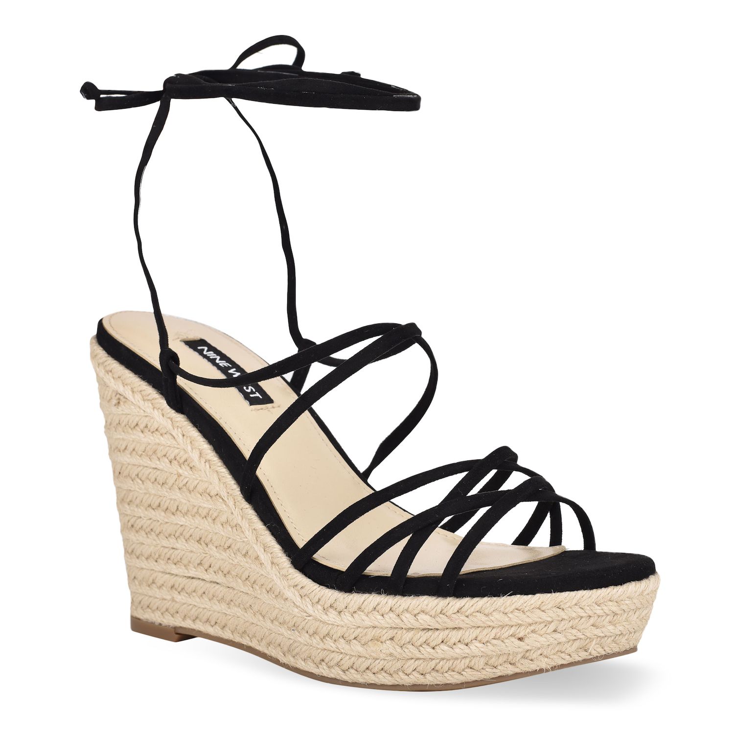 nine west jolly women's espadrille wedge sandals