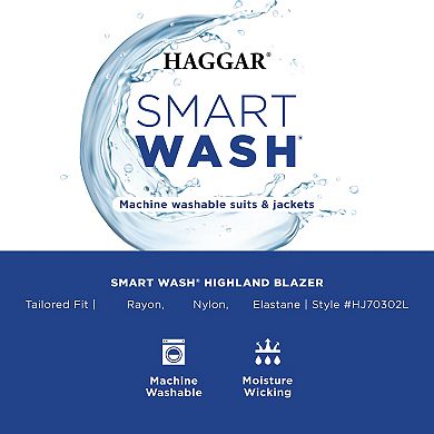Men's Haggar® Smart Wash™­ Tailored-Fit Performance Tech Blazer