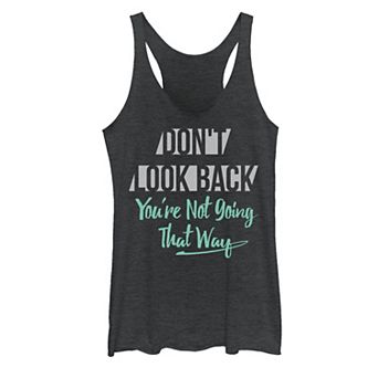 Juniors' Don't Look Back Graphic Tank Top