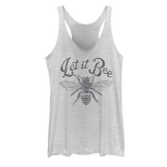 Juniors' Let It Bee Graphic Tank Top