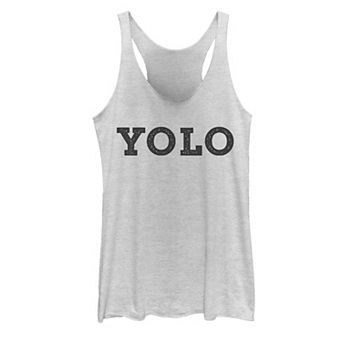 Juniors' Yolo You Only Live Once Graphic Tank Top