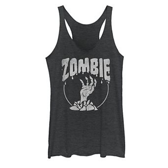 Juniors' Halloween Zombie Hand Graphic Tank Top