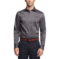 Dark grey hot sale collar shirt