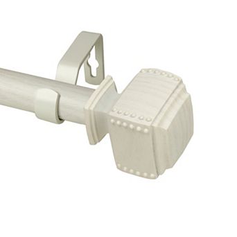Rod Desyne 1" Bennet Faux Wood Curtain Rod