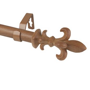 Rod Desyne 1" Fernando Faux Wood Curtain Rod
