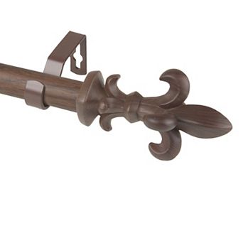 Rod Desyne 1" Fernando Faux Wood Curtain Rod