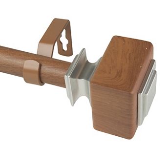 Rod Desyne 1" Willis Faux Wood Curtain Rod