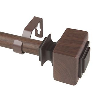 Rod Desyne 1" Willis Faux Wood Curtain Rod