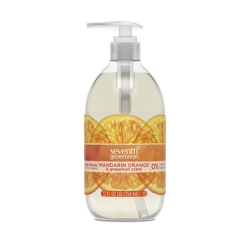 Seventh Generation Mandarin Orange & Grapefruit Liquid Hand Soap - 12 fl oz