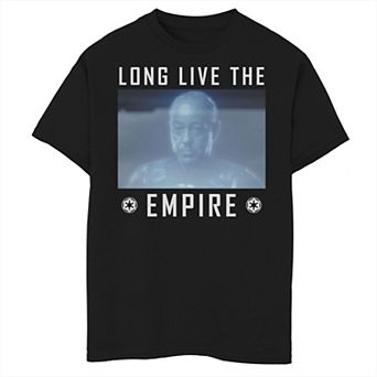 Boys 6-20 Star Wars: The Mandalorian Moff Gideon Long Live The Empire Graphic Tee