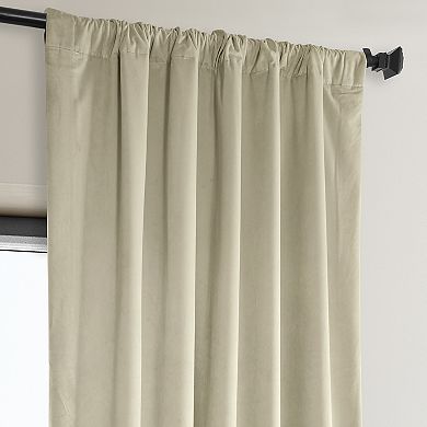 EFF Signature Plush Velvet Hotel Blackout Window Curtain