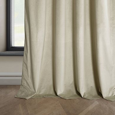 EFF Signature Plush Velvet Hotel Blackout Window Curtain Panel