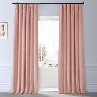 EFF Signature Plush Velvet Hotel Blackout Window Curtain Panel