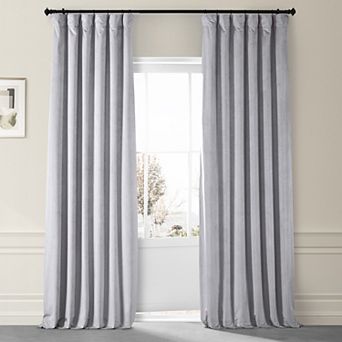 EFF Signature Plush Velvet Hotel Blackout Window Curtain Panel