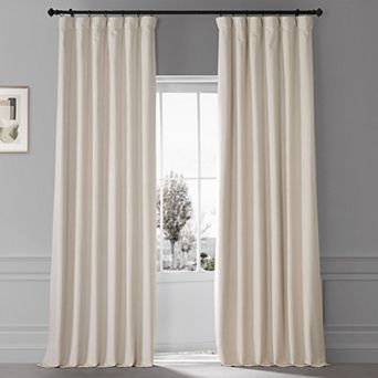 EFF Signature Plush Velvet Hotel Blackout Window Curtain Panel