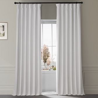 EFF Signature Plush Velvet Hotel Blackout Window Curtain Panel