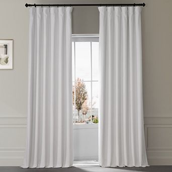 EFF Signature Plush Velvet Hotel Blackout Window Curtain Panel